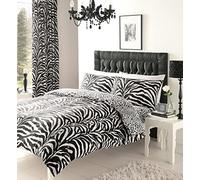 FAIRWAYUK Zebra Skin Duvet Cover Set King, Quilt Bedding With Pillowcase, Ultra Soft, Easy Care