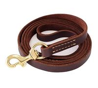 Fairwin Leather Dog Lead 1.7M-Heavy DutyDog Training Leash for Large Medium Small Dogs