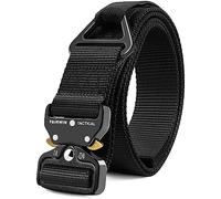 Fairwin Men's Tactical Belt, Rigger Belt, Utility Nylon Web Waist Work Belt for Men with V-ring Quick-Release Buckle