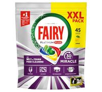 Fairy 30 Minute Miracle Auto Dishwasher Tablets Lemon 45 Pack