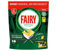 Fairy Original All In One Dishwasher Tablets, Lemon, 38 Capsules
