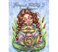 Fairy and Fantasy 5 Grayscale Coloring Book