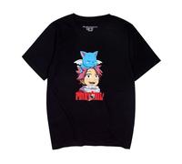 Fairy Anime Tail T-Shirt Erza Scarlet Short Sleeve Happy Natsu Dragneel T-Shirt Loose Summer Cotton Tee