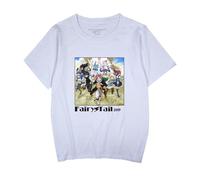 Fairy Anime Tail T-Shirt Natsu Dragneel Short Sleeve Happy Lucy Heartfilia T-Shirt Loose Summer Cotton Tee