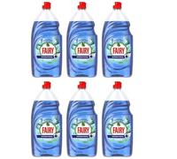 Fairy Antibacterial Washing Up Liquid, Eucalyptus Scent, Liquid Formula, 820ml, Pack of 6