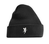 Fairy Beanie - Enchanting Knit Hat for Adults & Kids with Fairy Design - Unisex Winter Cap for Fantasy & Magic Lovers (UK, Age, One Size, Adults, Black)