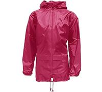 FAIRY BOUTIQUE Boys Kids Shower Proof Kagool Jacket Girls Childrens Rain Over Zip Up Front Cagoule Coat Ages 4-16