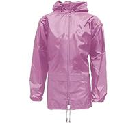 FAIRY BOUTIQUE Boys Kids Shower Proof Kagool Jacket Girls Childrens Rain Over Zip Up Front Cagoule Coat Ages 4-16