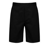 FAIRY BOUTIQUE® Boys Pull Up School Uniform Shorts Kids Half Elastic Waist Summer Pull On Short (Black, 4-5 Years)