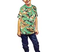 FAIRY BOUTIQUE Childrens Short Sleeve Camouflage T-Shirt Boys Summer Casual Wear Camo Trousers