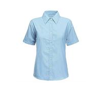 FAIRY BOUTIQUE Girls School Blouses Shirt Chilrens Short Sleeve School Uniform Shirt Long Sleeve Button Down Shirt (Girls Short Sleeve Sky Blue 48 Chest)