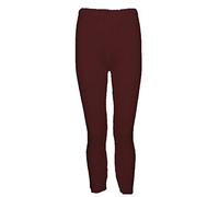 FAIRY BOUTIQUE Ladies Knitted Warm Chunky Cable Leggings Womens Thick Winter Wear Trouser Jegging Pants Wine