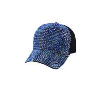 FAIRY BOUTIQUE Ladies Rhinestone Sequins Summer Wear Cap Womens Sparkly Studded Snapback Adjustable Hat