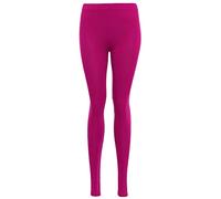 FAIRY BOUTIQUE Leggings for Women Soft Elastic Full Length Leggings, Plus Size Workout Gym Yoga Stretchy Pants (Cerise 2X Large UK 20-22)