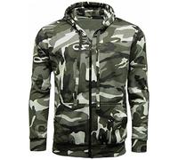 FAIRY BOUTIQUE Mens Camouflage Long Sleeve Full Zip Closer Hoody Sweatshirt Top Boys Inner Fleece 2 Side Pockets Ribbed Cuffs And Hem Hoodie Jacket