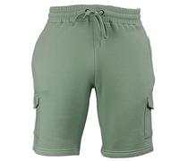 FAIRY BOUTIQUE Mens Cargo Shorts Multi Pocket Elastic Waist Sports Shorts Side Pocket Fleece Shorts (Mint 2X-Large)