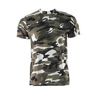 FAIRY BOUTIQUE Mens Military Hunting Digital Camouflage T-Shirt Adults Crew Neck Camo Print Regular Top