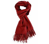 FAIRY BOUTIQUE Mens Scarf Cashmere Tassel Scarves Unisex Warm Winter Long Wool Scarves Neck Wrap Shawl (Burgundy One Size)