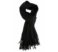 FAIRY BOUTIQUE Mens Scarf Cashmere Tassel Scarves Unisex Warm Winter Long Wool Scarves Neck Wrap Shawl (Black One Size)