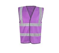 FAIRY BOUTIQUE Mens Womens Hi Vis Sleeveless Waistcoat Hi Viz Reflective Vest Adults High Visibility Work Wear Waistcoat