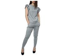 FAIRY BOUTIQUE Womens Casual Wear Ruffle Frill Sleeve Top Set Ladies String Summer Bottom Loungewear Tracksuit