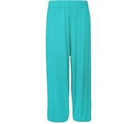 FAIRY BOUTIQUE Womens Flared Wide Leg Elasticated Waist Palazzo Ladies Baggy Plain Casual Wear Trousers Pants Turquoise