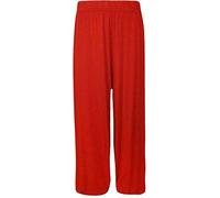 FAIRY BOUTIQUE Womens Flared Wide Leg Elasticated Waist Palazzo Ladies Baggy Plain Casual Wear Trousers Pants