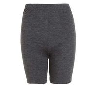 FAIRY BOUTIQUE Womens Plain Printed Gym Fitness Running Shorts Ladies Stretchy Dancing Cycling Shorts Charcoal