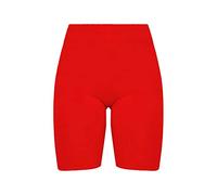 FAIRY BOUTIQUE Womens Plain Printed Gym Fitness Running Shorts Ladies Stretchy Dancing Cycling Shorts Red