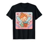 Fairy Bubble Tea Lover Cute Anime Kawaii Rainbow T-Shirt