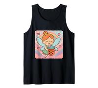 Fairy Bubble Tea Lover Cute Anime Kawaii Rainbow Tank Top