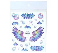 Fairy Butterfly Glitter Sticker Temporary Waterproof Eyes Face Arm Body Fake Women Festival Accessories Fashion Beauty Girls' Safe
