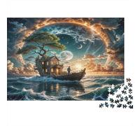 Fairy Cage Jigsaw Puzzles Icy Prison 1000Pc Recycled Paper for Adults Puzzle Fun Activity Home Exercising Hands-on Skills Great Gift Idea 52x38cm/1000pcs
