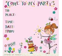 Fairy & Cake Party Invitations