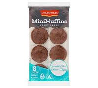Fairy Cakes Double Chocolate Flavour Mini Muffins 4 Packs (32 Cupcakes Total) 108g Each