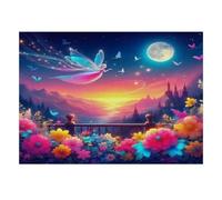 Fairy Castle Flowers Jigsaw Puzzle, 500 Pcs Indoor Adult Game