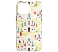 Fairy Castle Storybook Fantasy Cute Village Design Case for iPhone 16 Pro Max