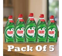 Fairy Clean and Fresh Original Washing Up Liquid 320 ml Each (Pack of 5)