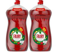 Fairy Clean and Fresh Washing Up Liquid Pomegranate and Grapefruit 1450ML, With Rich Formula For Sparkling Clean Dishes, Powerful Grease Cutting and Fantastic Fruity And Floral Scent (Pack of 2)