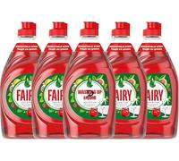 Fairy Clean & Fresh Washing Up Liquid - Pomegranate & Grapefruit 320ml (Pack of 5) | Dishes Grease Cleaner |