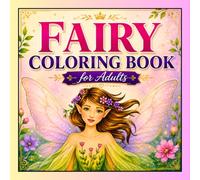 Fairy Coloring Book for Adults: 50 Beautiful Fairy Portraits Featuring Magical Wings, Elegant Floral Touches, and Dreamy Fantasy Scenes for Relaxation and Creativity