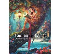 Fairy Coloring Book for Adults: Luminous Fairies: Mindfulness Coloring with Enchanted Forest and Fairy Garden Designs for Relaxation and Stress Relief - Fantasy Coloring Book with Mindfulness Poems