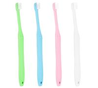 FAIRY CORA End Tuft Toothbrush, 4PCS Nylon Soft Bristle, Small Tooth Brush for Hard-to-Reach Areas, Dental Detail Cleaning for Adults with Crowns, Bridges, Implants