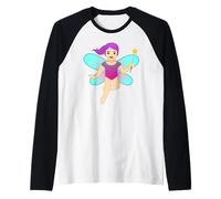 Fairy Costume Raglan Baseball Tee
