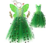 Fairy Costume Sets for Girls Hallwoween Cosplay Outfit with Wings