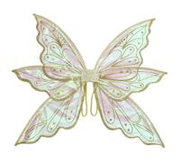 Fairy Costume Wings - Adult Size Butterfly Outfit, Angel Wing Clothing Accessories, Girls Halloween Dress | White Fairy Wings for Women Girls Party Costume Festival Performance Adult Outfit Halloween