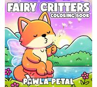 Fairy Critters Coloring Book: Magical Adventures with Whimsical Animal Fairies Coloring Pages Fairy Tale Creatures in Cute Fantasy Scenes for Kids & Adults Stress Relief