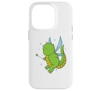 Fairy Dino with magic Wand Case for iPhone 14 Pro