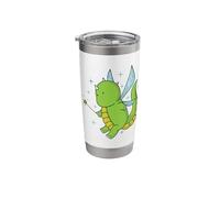 Fairy Dino with Magic Wand Stainless Steel Insulated Tumbler