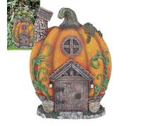 Fairy Door for Tree, Tiny Door for Wall - 4.7 Small Resin Colorful Fairy for Backyard,Sturdy Tree Stump Decor with, Fairy House Accessories for Outdoor Terrace with Garden Park